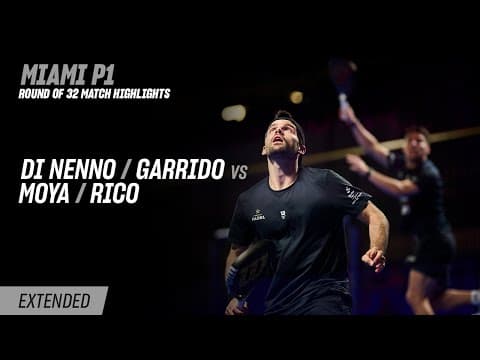 Miami Premier Padel P1 Di Nenno / Garrido vs. Moya / Rico (R32 Highlight)