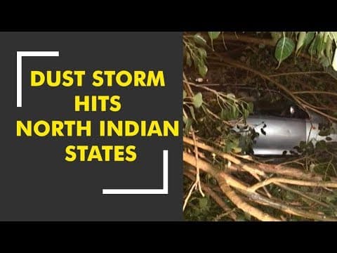 The 2018 India dust storms