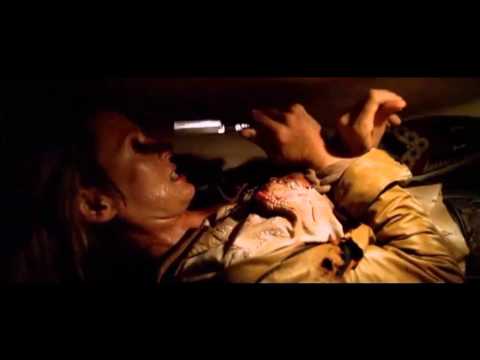 Kill Bill Vol. 2: The Bride is buried alive in a wooden coffin.