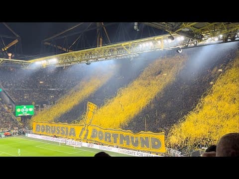 12th-minute choreo, BVB v Bayer Leverkusen, DFB-Pokal