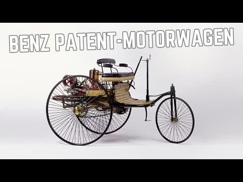 🚗 The World’s First Automobile (1885): The Benz Patent-Motorwagen 🏁✨