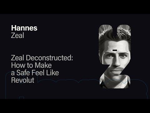 Zeal Deconstructed: How to Make a Safe Feel Deconstructed - Hannes