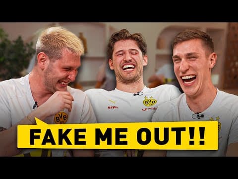 Schlotterbeck, Kobel and Süle in BVB's 'Fake me out'