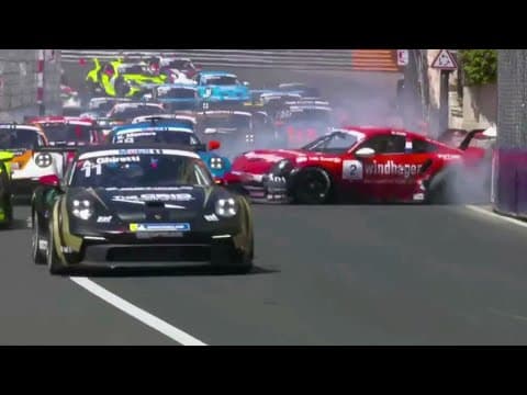 Porsche Supercup Crashes 2025