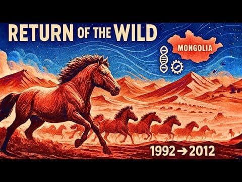 Mongolia Released 50 Wild Horses Into Gobi Desert, After 20 Years Something Incredible Happened