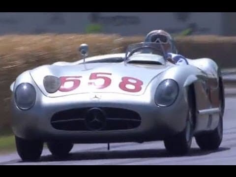 Sir Stirling Moss on the mighty 300SLR and his Mille Miglia record | Festival of Speed 2013
