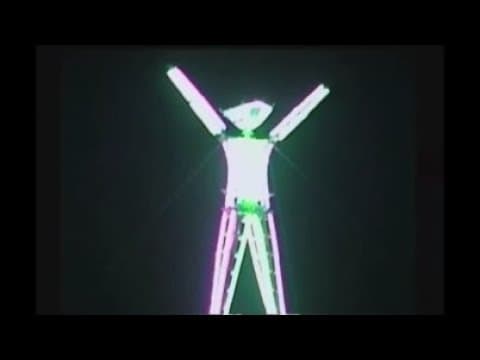 Playa at Night - Burning Man 2001