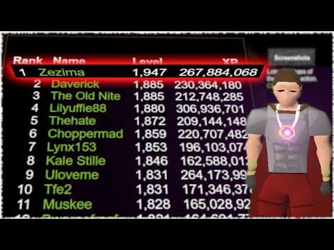 Zezima, the most famous player in RuneScape
