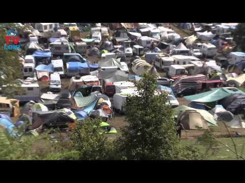 Camping at the festival