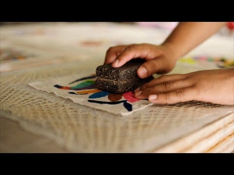 Making amate bark paper