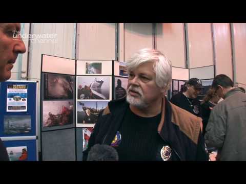 Underwater Channel interview with Captain Paul Watson @ Dive Show 2009