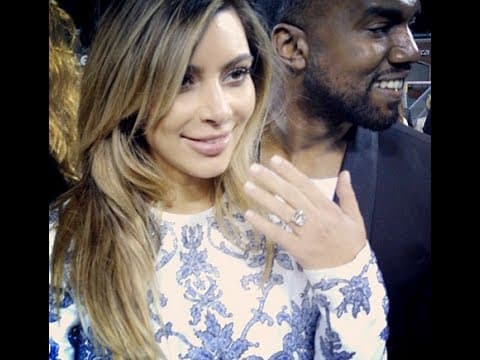 Kanye West Proposes to Kim Kardashian