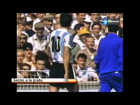 Antonio Rattín refuses to leave the pitch