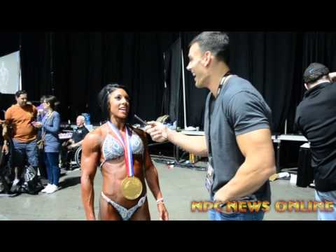 2013 Olympia: WOMEN'S PHYSIQUE Winner Dana Linn Bailey Interview