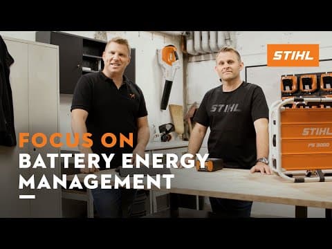 Focus on Energy management | STIHL