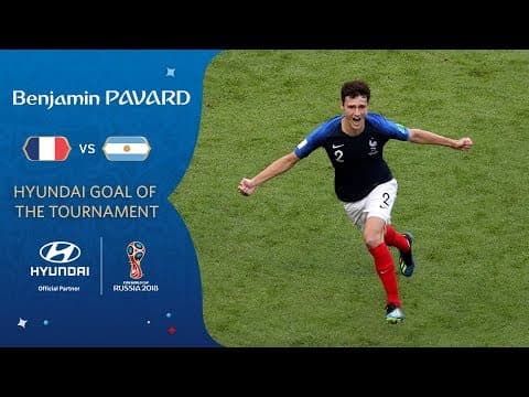 Benjamin Pavard's side-on volley vs Argentina
