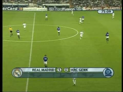 Real Madrid - Genk 6-0, Champions League (25 Sep 2002)