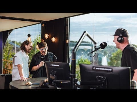 Agents Of Time at the One World Radio studio | Tomorrowland Belgium 2024