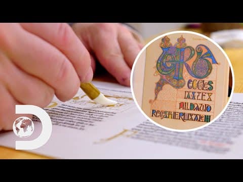 Illuminating a manuscript the traditional way