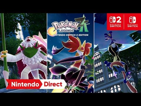Legends: Z-A at the September 2025 Nintendo Direct