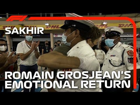 Romain Grosjean Meets the People Who Helped Save His Life