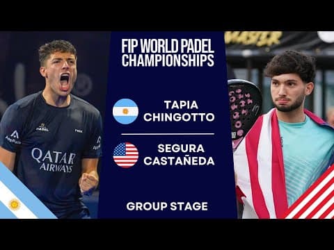 CHINGOTTO/TAPIA VS SEGURA/CASTANEDA - WORLD PADEL CHAMPIONSHIPS 2024 - HIGHLIGHTS (MATC…