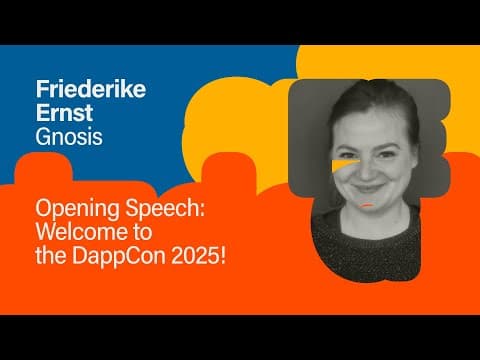 Opening Speech - Friederike Ernst