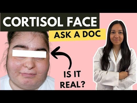 "The truth about cortisol face" — a doctor explains