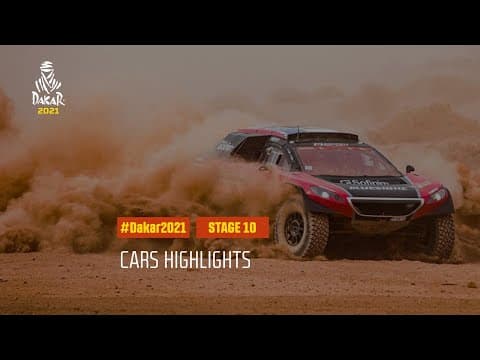 #DAKAR2021 - Stage 10 - Neom / AlUla - Car Highlights