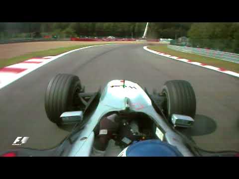 Häkkinen Passes Schumacher at Spa