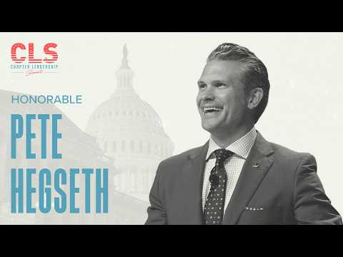 Pete Hegseth addresses the 2026 Chapter Leadership Summit