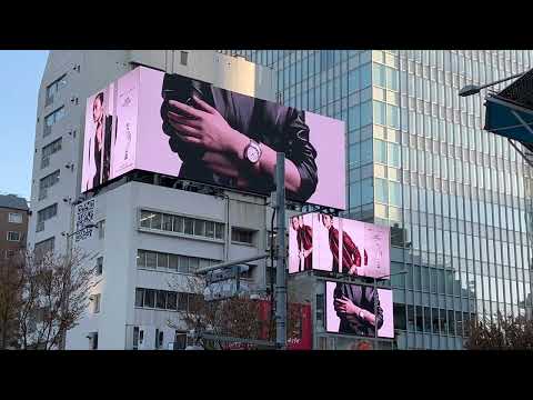 エルメスの映像 in 表参道