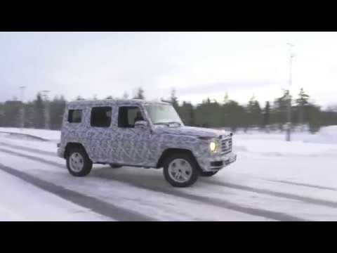 Camouflaged next-generation G-Class caught winter testing
