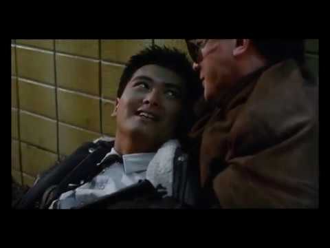 City on Fire: Ringo Lam's Hong Kong heist film ends in an identical triangular standoff.