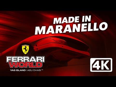 POV: Made in Maranello - Ferrari World Abu Dhabi