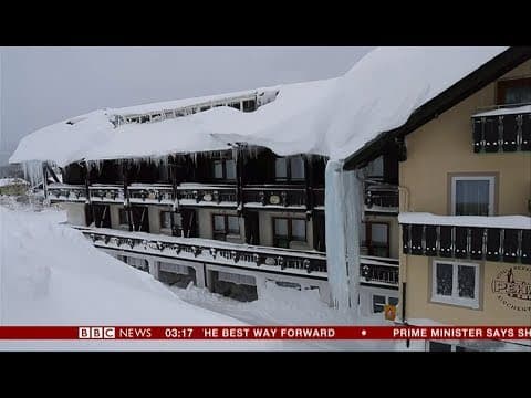 The 2019 Alps snow crisis