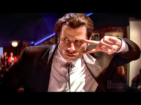 Pulp Fiction: Mia Wallace and Vincent Vega twist at Jack Rabbit Slim's.