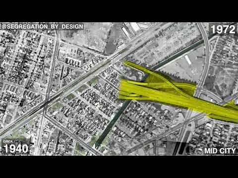 The Santa Monica Freeway, before & after