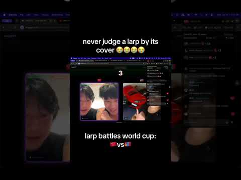 "Larping World Cup finals" (billionaire larp)