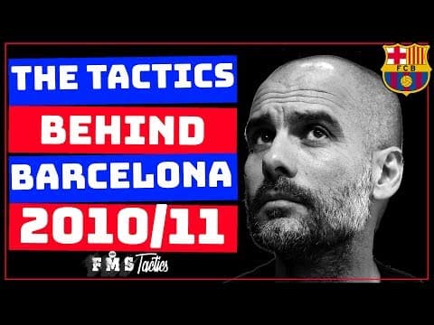 Guardiola's Barcelona and the shape of possession