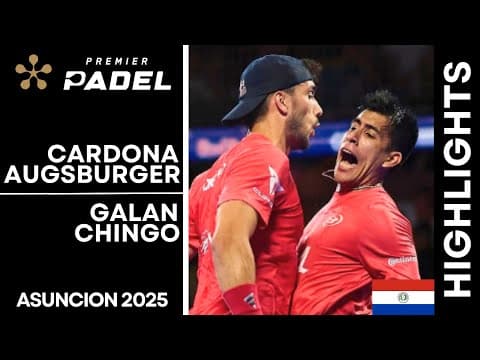 NO ROOM FOR ERROR | Galan/Chingotto VS Cardona/Augsburger | Asuncion Premier Padel P2 |…