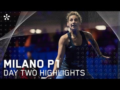 Milano Premier Padel P1: Highlights day 2 (women)