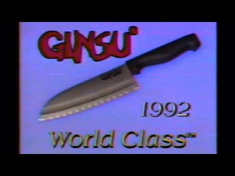 1992 Ginsu World Class Knife Commercial