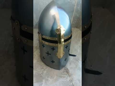 Crusader brass-cross reenactment piece
