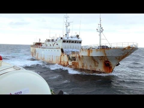 The Sam Simon Intercepts Two Poaching Vessels That Evaded New Zealand Navy