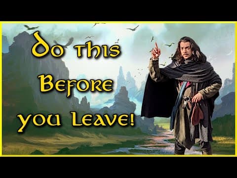 Larp checklist for a fantasy adventurer