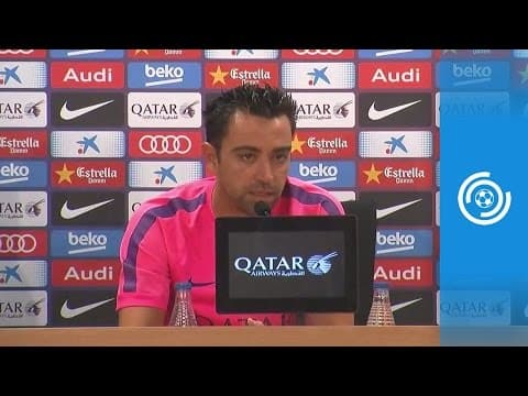 XAVI HERNANDEZ DEJA LA SELECCION ESPAÑOLA - 05/08/2014
