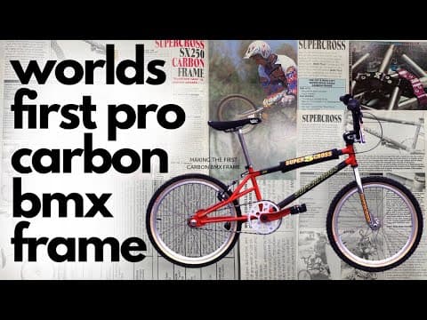 Flashback to the 80's - The History of the first Pro Carbon BMX Frame!