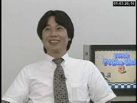 Shigeru Miyamoto in 1990, with B-Roll from Nintendo Kyoto