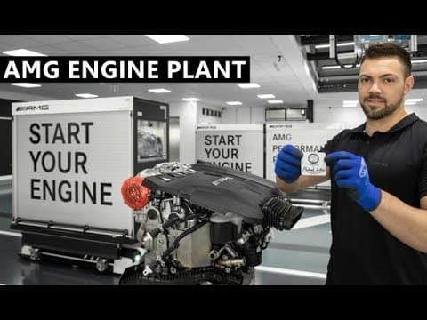 Mercedes AMG Ultra-Modern Engine Plant in Affalterbach